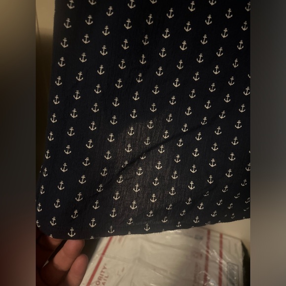 J. Crew nautical blue and white top. - Picture 5 of 6